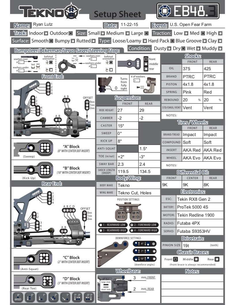 kiyo ページ Interceptor - 1/8 Buggy Body - (Tekno EB48 2.2) - Raw Speed, Inc